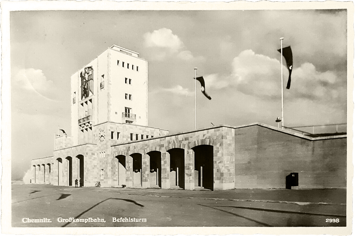 Grosskampfbahn Befehlsturm 1943